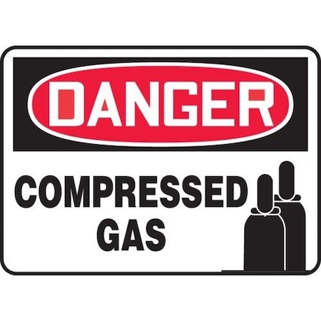 OSHA DANGER SAFETY SIGN COMPRESSED MCPG008XT
